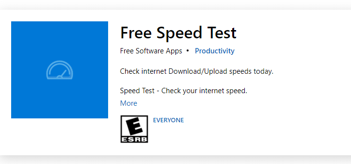 kostenloser Speedtest