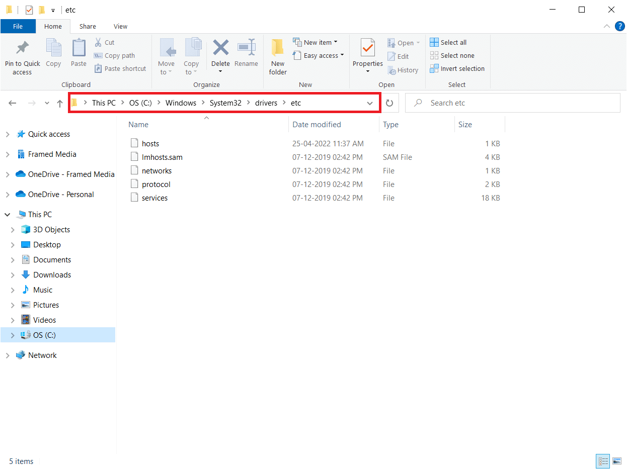 navegue a la siguiente ruta en el Explorador de archivos. Solucionar error no especificado League of Legends en Windows 10