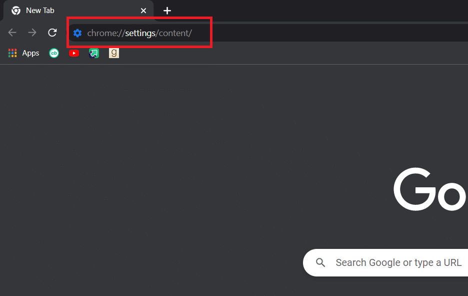 Bara de adrese în Google Chrome
