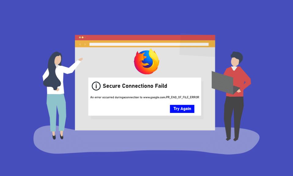 Corrigir ERRO DE FIM DE ARQUIVO PR do Firefox no Windows 10
