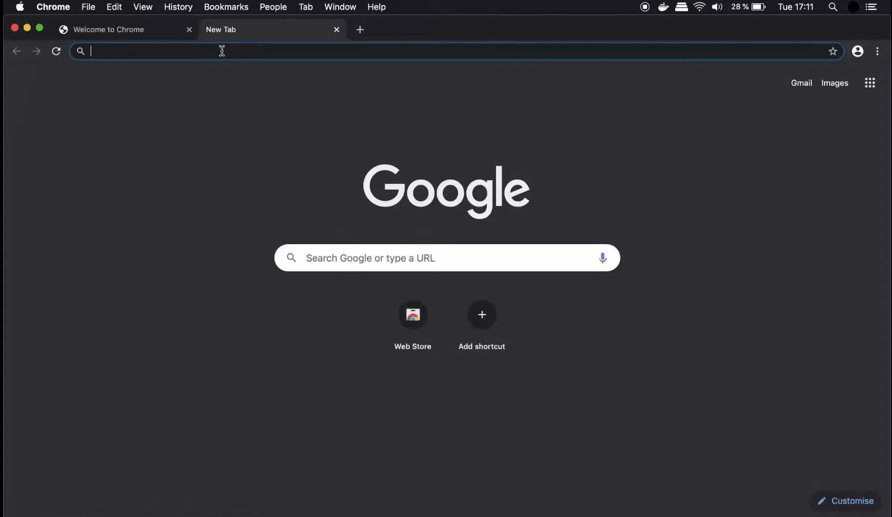google chrome pe mac