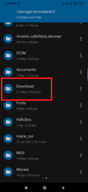Acum accesați folderul Descărcări și inserați fișierul PlayCoreFactory.xml pe care tocmai l-ați descărcat
