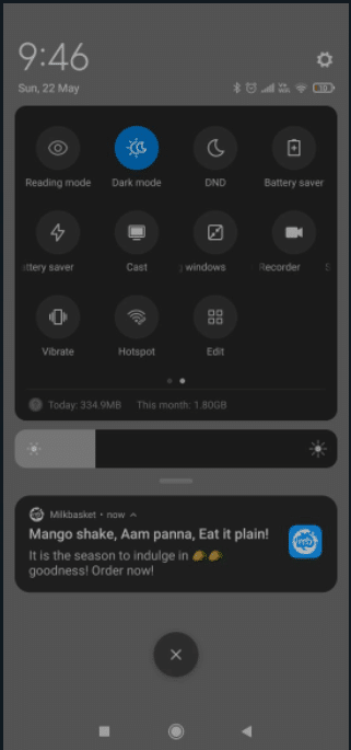 Sertar Setări rapide. Cum să proiectați din Kodi pe Android, Windows sau MAC