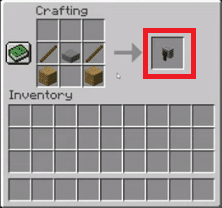 arraste e coloque o rebolo recém-construído no inventário. Como reparar um arco no Minecraft