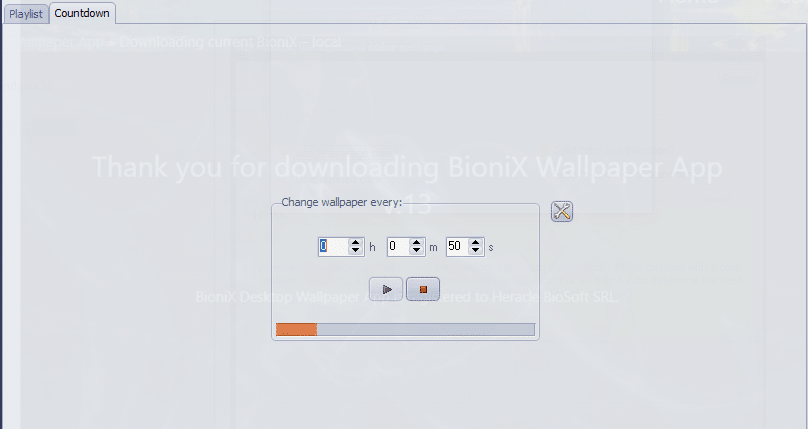 Anda dapat mengatur waktu latar belakang desktop GIF tertentu di BoniX
