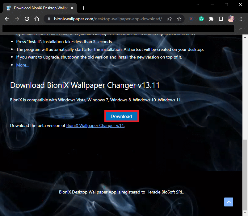 Navigasikan ke halaman resmi Aplikasi Wallpaper Desktop BoniX. Cara Mengatur GIF sebagai Wallpaper di Windows 10