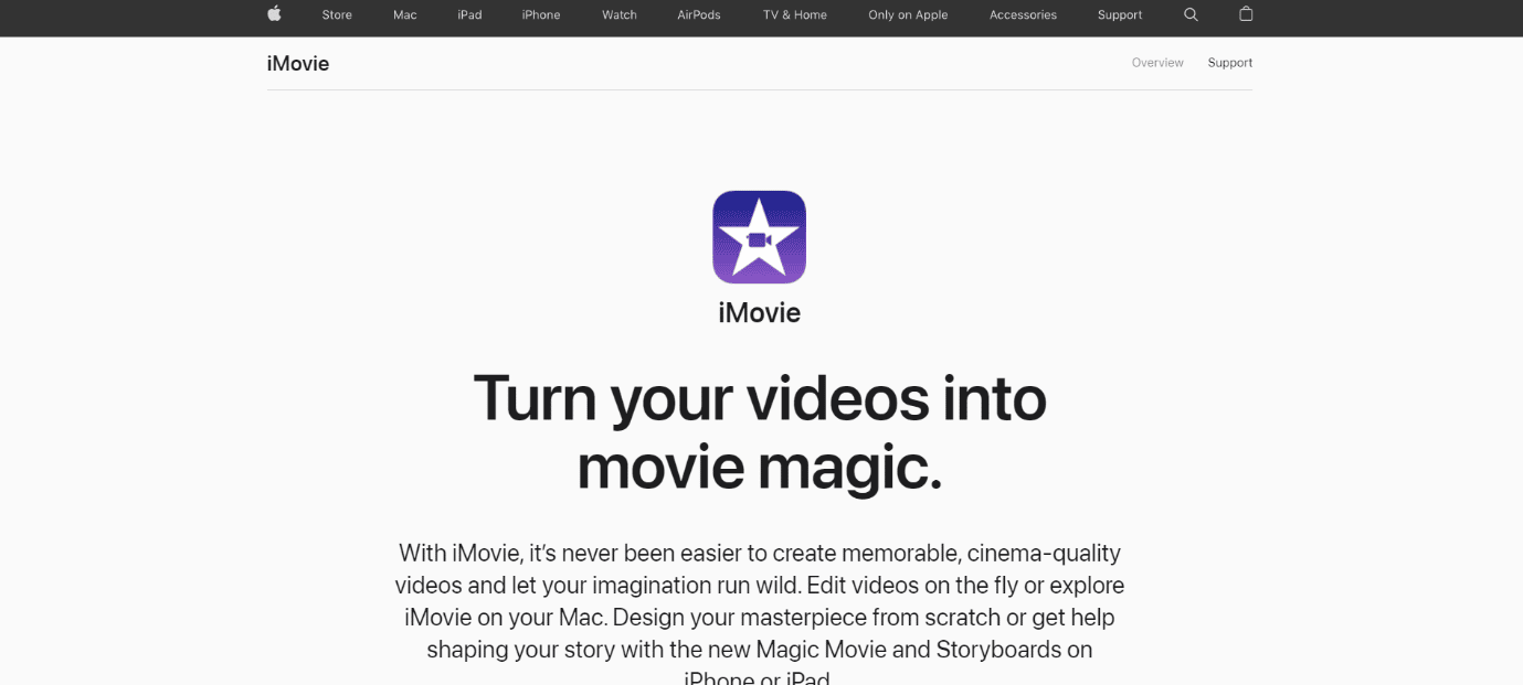 Apple iMovie