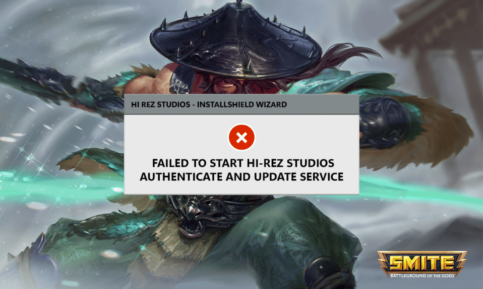 Remediați eroarea serviciului de autentificare și actualizare de la Hi Rez Studios