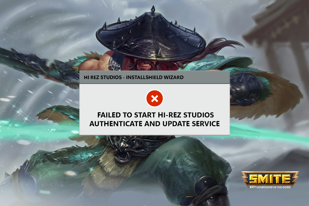 Remediați eroarea serviciului de autentificare și actualizare de la Hi Rez Studios