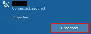 Deconectați-vă conexiunea la rețea. Remediați codul de eroare 118 Steam în Windows 10