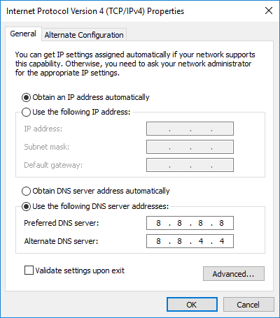 更换您的 DNS 服务器以访问被阻止或受限制的网站