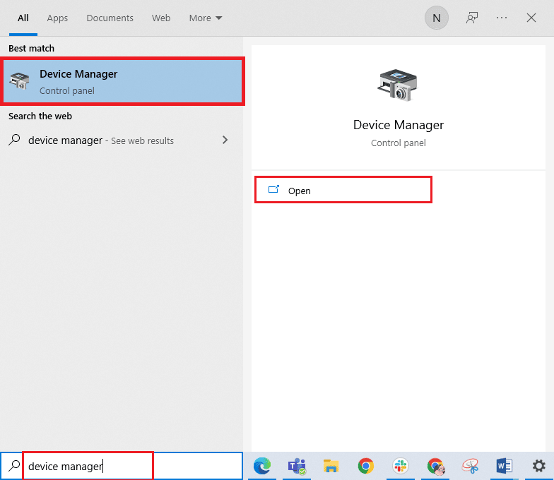 デバイスマネージャを開きます。 Windows10でプライベートインターネットアクセスが接続されない問題を修正