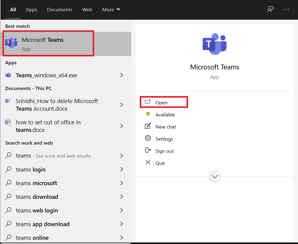 abrir equipes da microsoft. Como definir a mensagem de trabalho em casa fora do escritório
