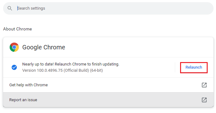relansează google chrome. Remediați eroarea de redare audio YouTube