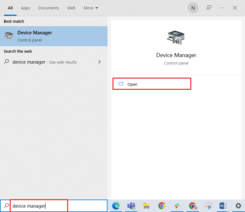 デバイスマネージャを開きます。 Windows10でのBCM20702A0ドライバーエラーを修正