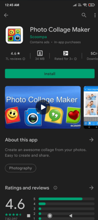 เครื่องตัดต่อภาพ แอพ Photo Collage ที่ดีที่สุดสำหรับ Android