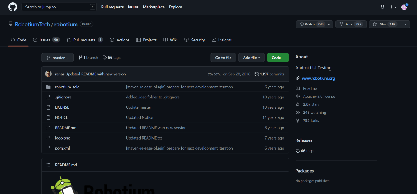 Robotium. Cele mai bune instrumente de testare mobile