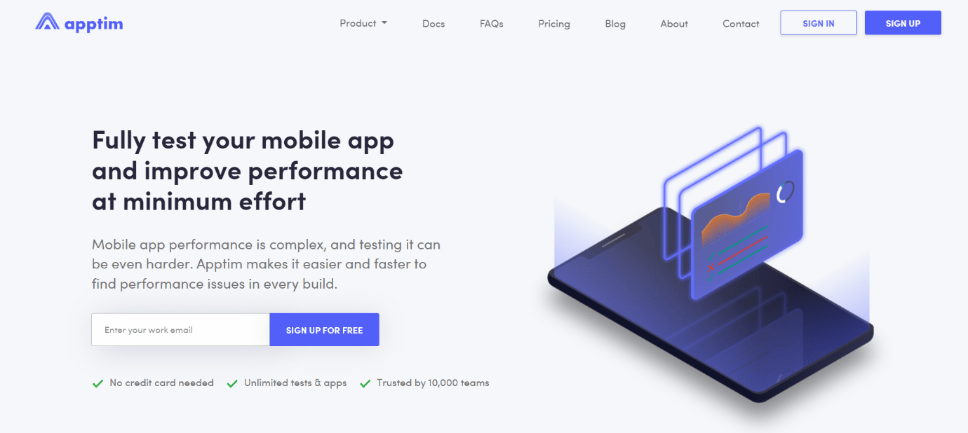 Apptim. Cele mai bune instrumente de testare mobile