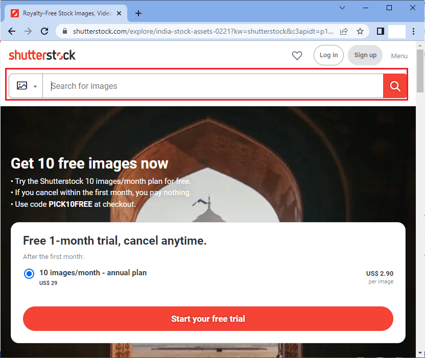 Görsel ara seçeneğine tıklayarak bir görsel arayın. Google'da Bir Videoda Arama Tersine Nasıl Dönülür?