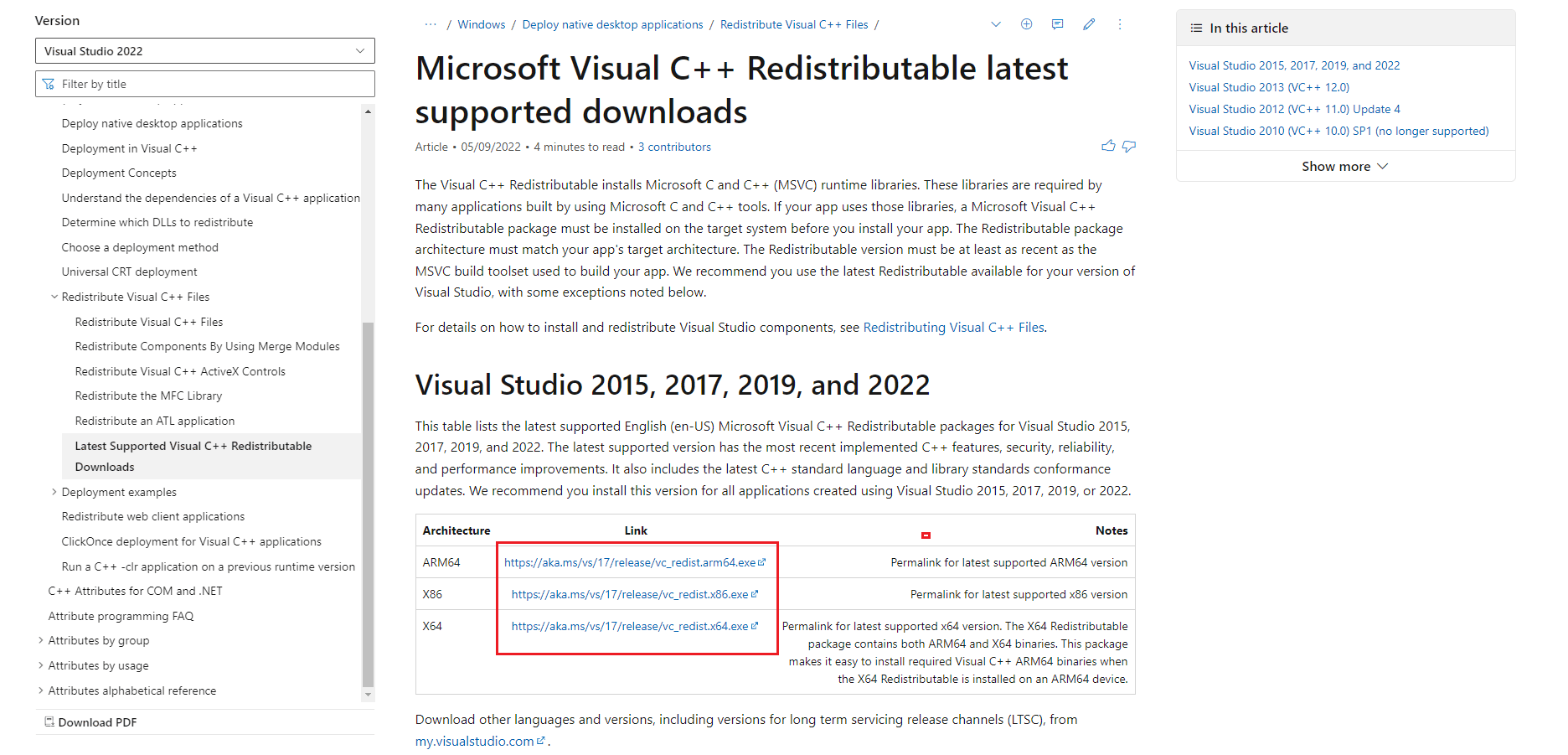 baixar microsoft visual c plus lus redistribuível