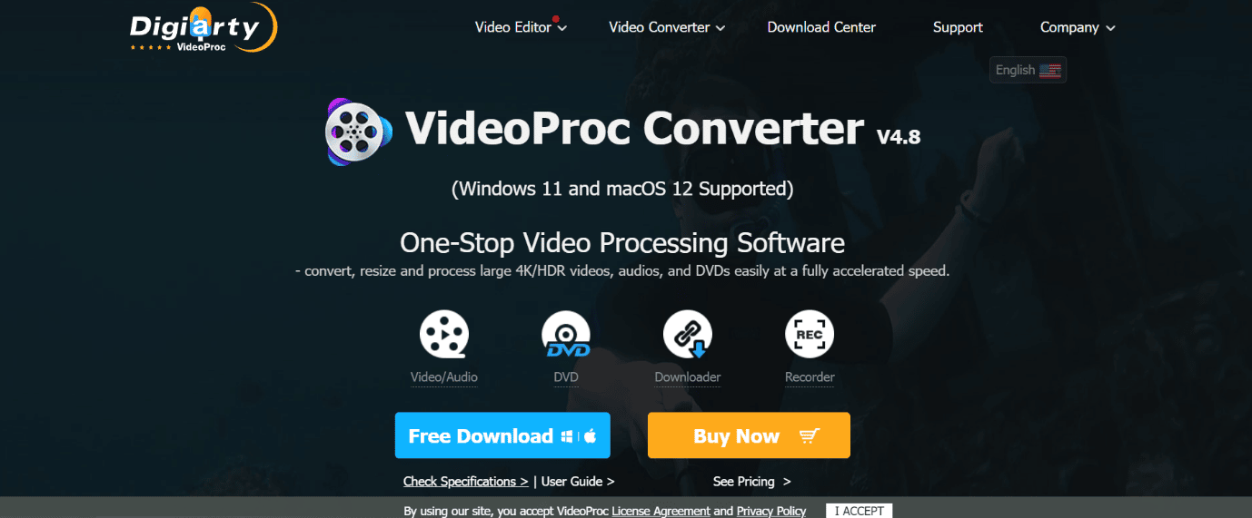 Video Proc. Cel mai bun Video Joiner gratuit pentru PC
