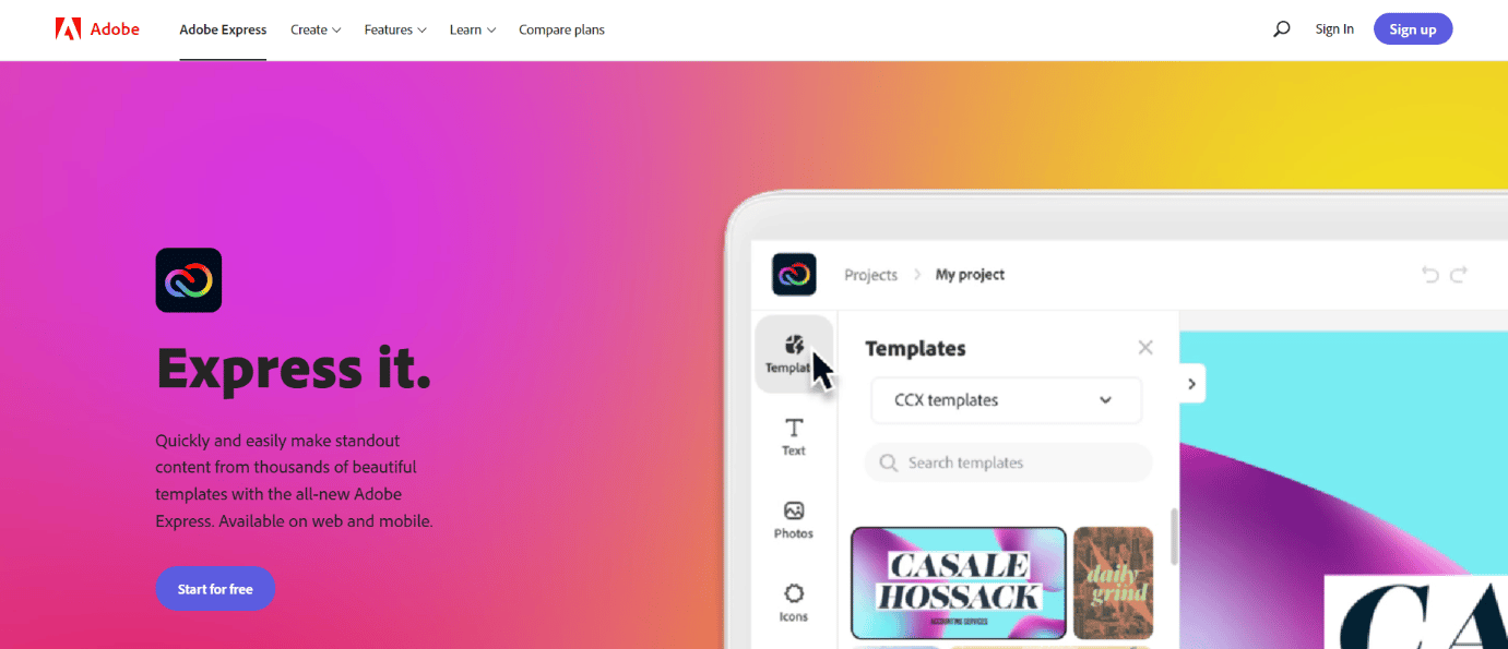 Adobe Spark