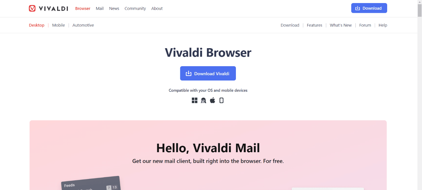 Vivaldi. Android için En İyi En Hızlı Tarayıcılar