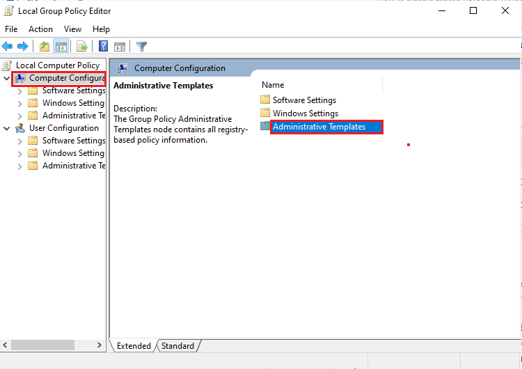 พิมพ์ gpedit.msc แล้วกด Enter วิธีปิดการใช้งานแป้นพิมพ์แล็ปท็อปใน Windows 10