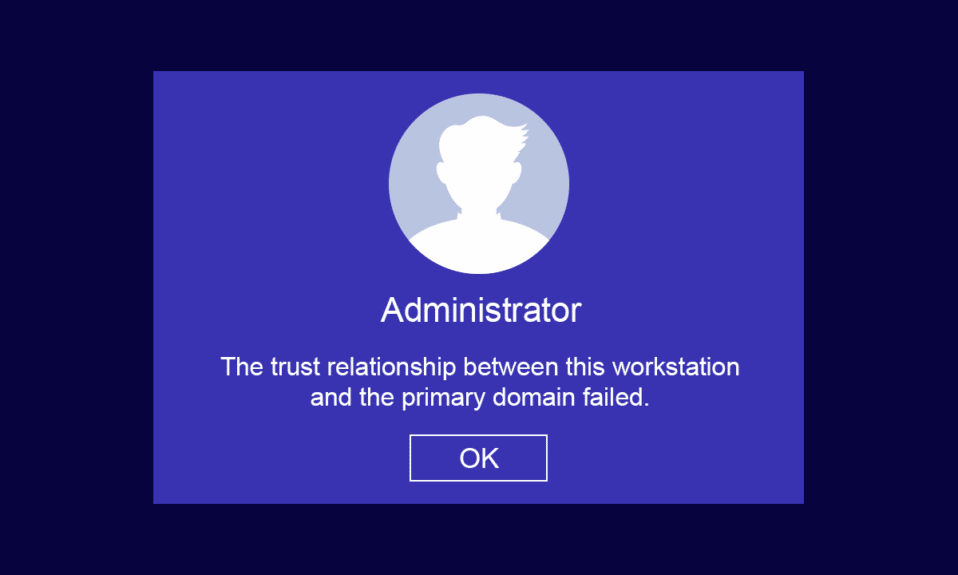 Échec de la correction de la relation d'approbation entre ce poste de travail et le domaine principal