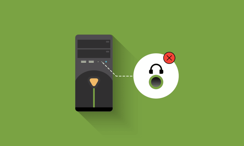 Arreglar el conector de audio frontal que no funciona en Windows 10