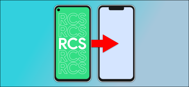 2台の電話。1台はRCS付き。