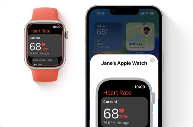 คุณสมบัติการช่วยสำหรับการเข้าถึงการมิเรอร์ของ watchOS 9