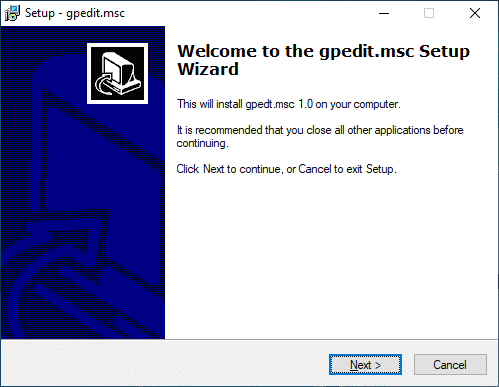 使用第三方安装程序安装组策略编辑器 (gpedit.msc) |在 Windows 10 Home 上安装组策略编辑器 (gpedit.msc)