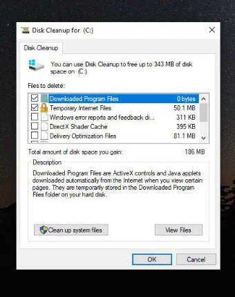 Débarrassez-vous des fichiers inutiles dans Windows 10