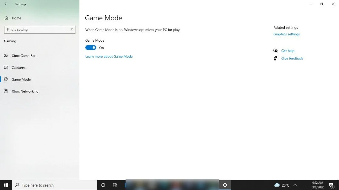 Vous pouvez désactiver le mode jeu dans Windows 10 pour accélérer votre système d'exploitation