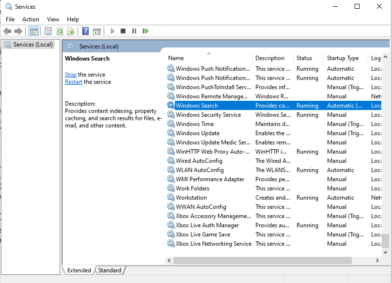 Come disabilitare il servizio di indicizzazione su un PC Windows?