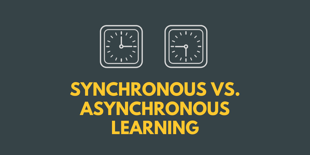 Aprendizado síncrono vs. assíncrono