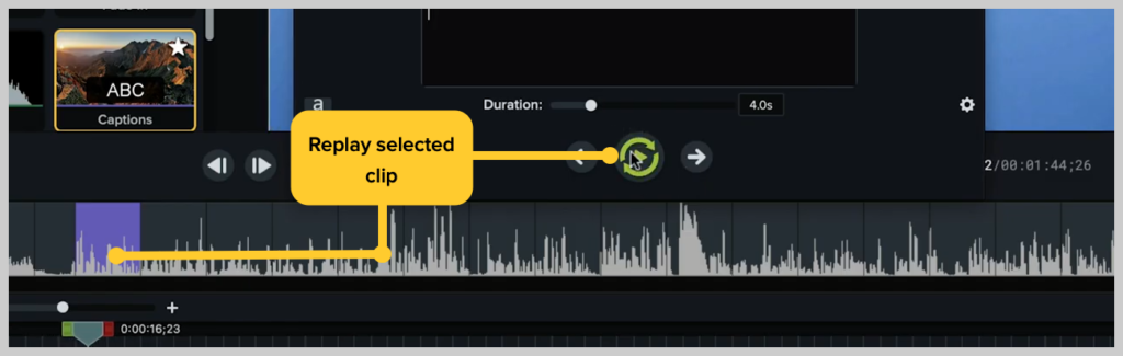 capture d'écran de la façon d'ajouter un sous-titre ou une légende à une vidéo dans camtasia étape 4