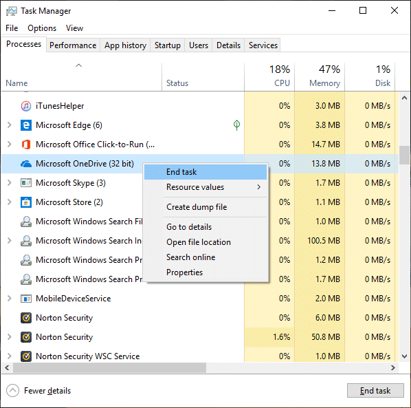 停止后台程序以修复打印屏幕在 Windows 10 中不起作用