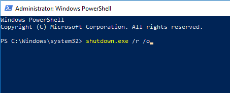 Greifen Sie über PowerShell auf die BIOS-Optionen zu