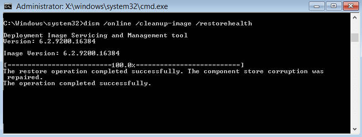 cmd restaurar o sistema de integridade para corrigir a calculadora não funcionando no Windows 10