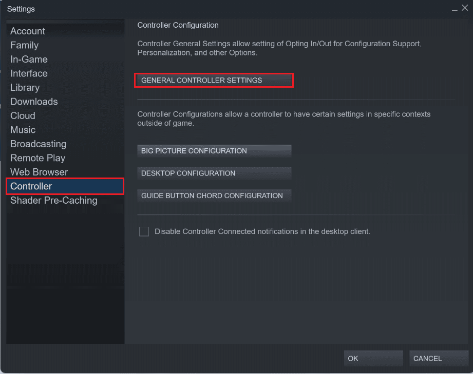 انقر فوق إعدادات وحدة التحكم العامة من قسم وحدة التحكم. إصلاح وحدة المعالجة المركزية Steam Client Bootstrapper High CPU على نظام التشغيل Windows 10