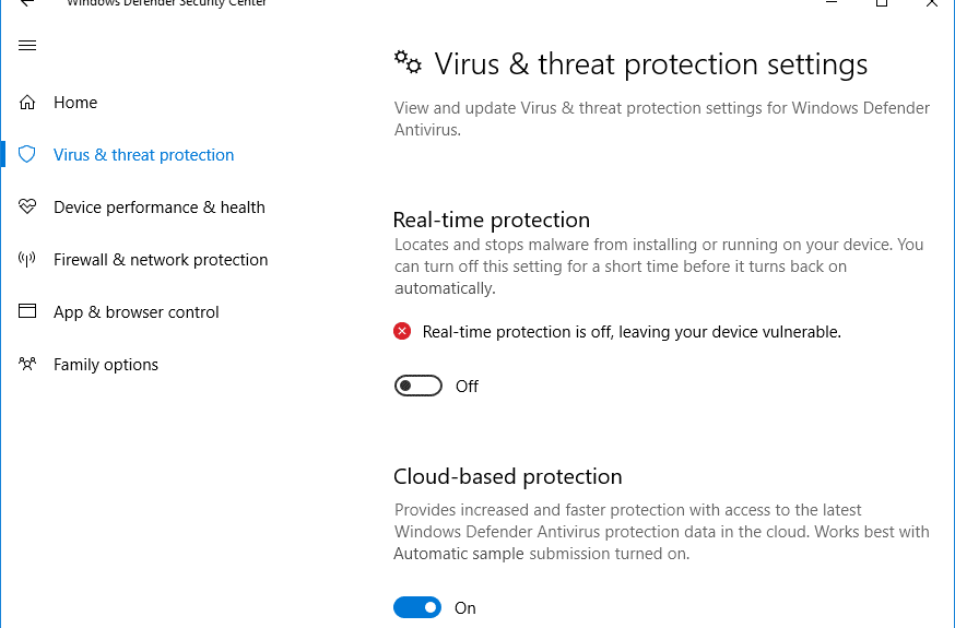 Desabilitar permanentemente o Windows Defender no Windows 10