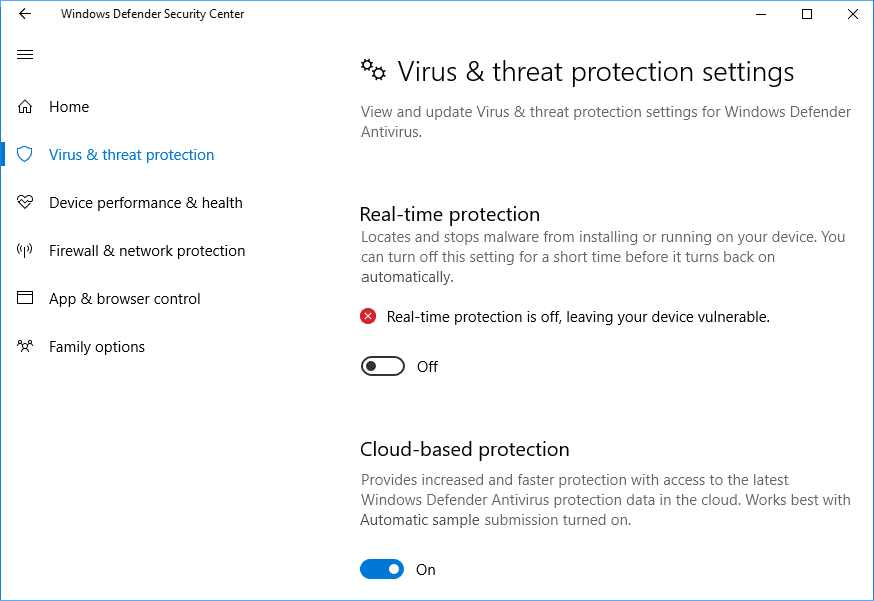 Desabilitar permanentemente o Windows Defender no Windows 10