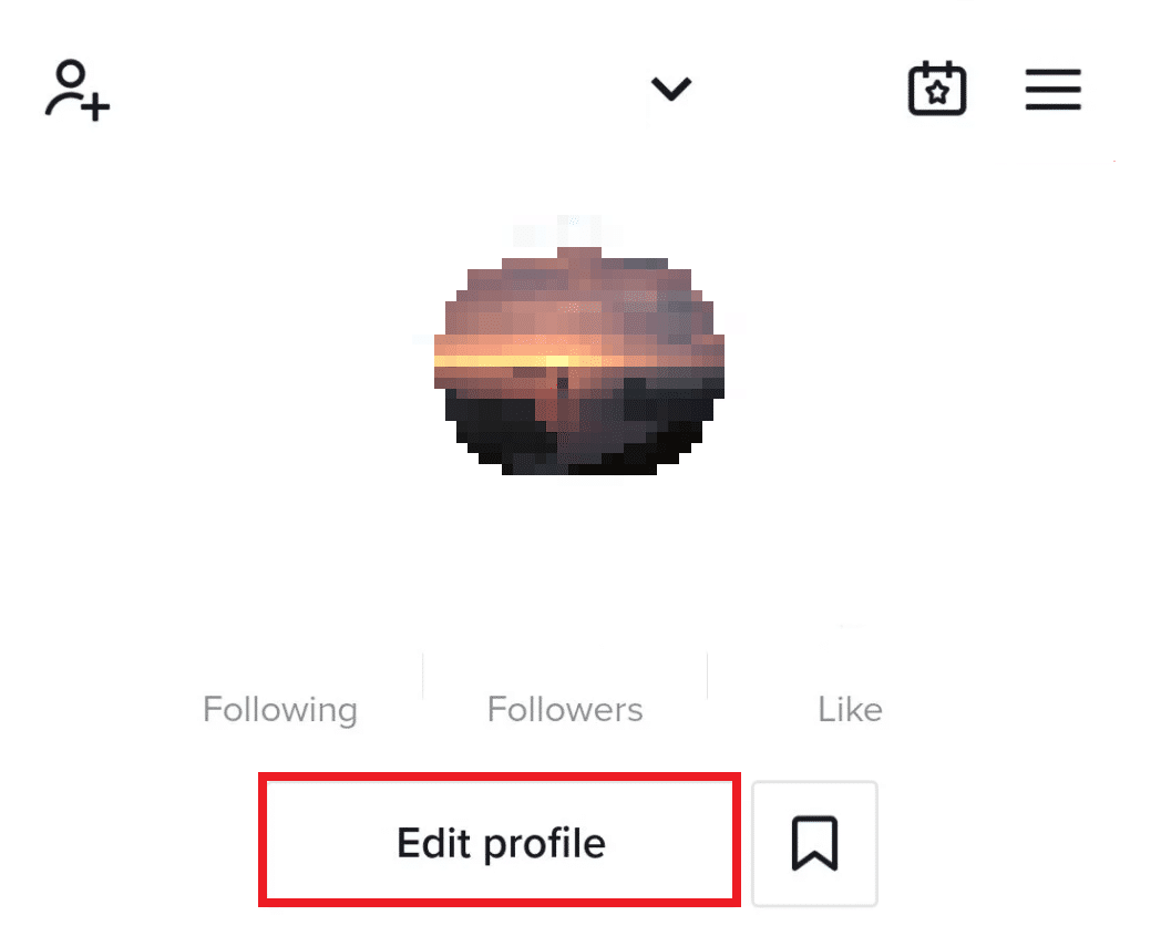 Stuknij w opcję Edytuj profil | Jak zmienić moje zdjęcie profilowe na TikTok?