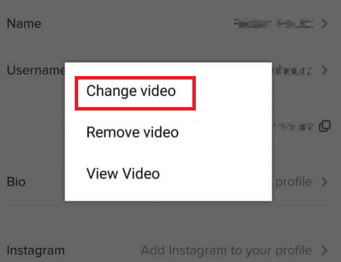 Stuknij w Zmień wideo | Jak zmienić moje zdjęcie profilowe na TikTok?