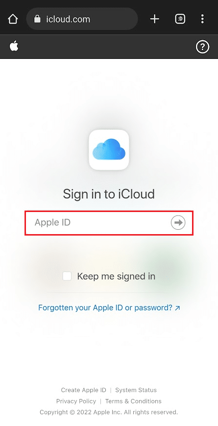 Zaloguj się za pomocą swojego Apple ID i hasła | Jak pingować iPhone'a