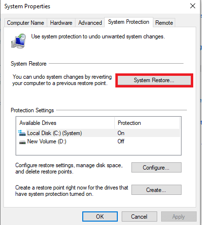 Lakukan Pemulihan Sistem pada PC Anda