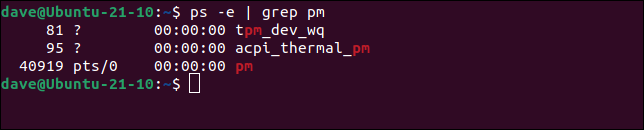 ค้นหา ID กระบวนการด้วย grep