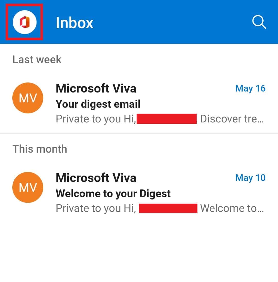 點擊左上角的 Outlook 圖標